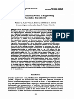 Robert G Jahn Et Al Count Population Profiles in Engineering Anomalies Experiments PDF