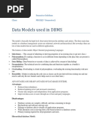 Assignment (Data Models of DBMS)