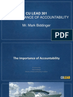 Cu Lead 301: The Importance of Accountability Mr. Mark Biddinger