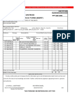 Member Savings Remittance Form (MSRF) : HQP-PFF-053
