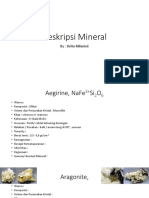 Deskripsi Mineral: By: Delta Milanisti