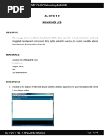 Activity 0 Blinking Led: Logic Circuit and Switching Laboratory Manual Msu-Iit