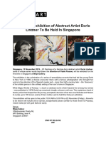 First-Ever Exhibition of Abstract Artist Dorle Lindner To Be Held in Singapore
