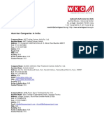Austrian Companies in India PDF
