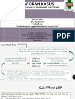 LAPORAN KASUS LBP Ec Sindrom Piriformis