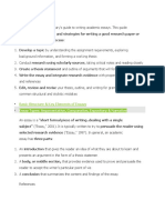 Essay With A 5 Step Process:: Basic Structure & Key Elements of Essays