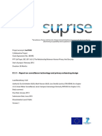 SurPRISE D3.1 Report On Surveillance Technology and Privacy Enhancing Design PDF