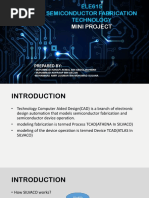 ELE615 Semiconductor Fabrication Technology: Mini Project