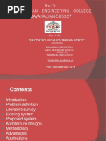 Bet'S Basavakalyan Engineering College BASAVAKALYAN-585327: "RF Controlled Multi-Terrain Robot"