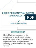 3 Role of Information System