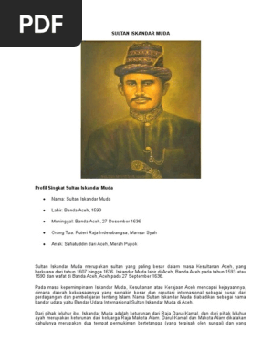 Kliping Sultan Iskandar Muda