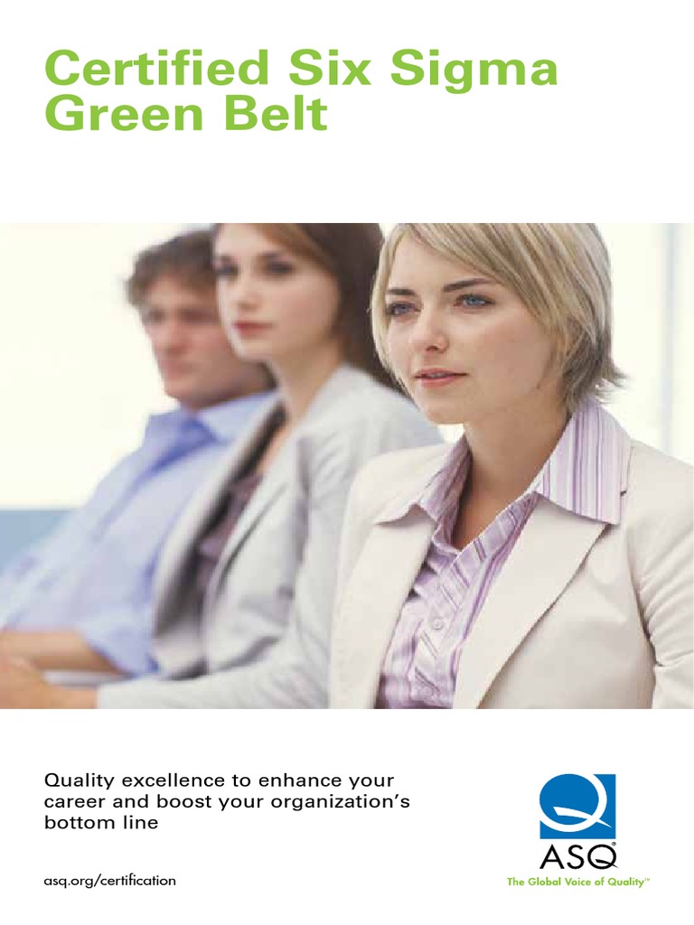 ASQ 6 Sigma Green Belt PDF Six Sigma Statistics