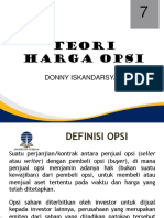 Teori Harga Opsi