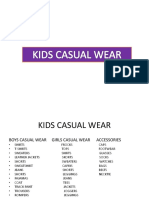 Casual wear