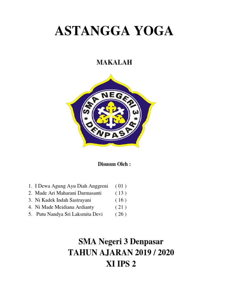 Makalah Astangga Yoga
