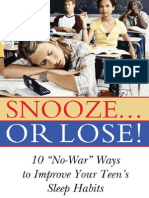 Snooze - or Lose - 0309101891