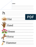 Hat Hand House Horse Hammer: The English Alphabet