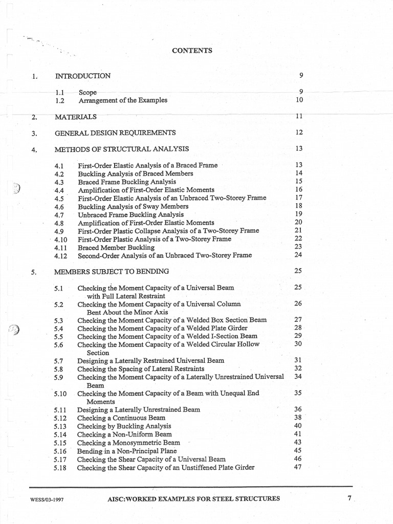 AISC Worked Eg. For Steel Structures | PDF