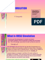 HRSG Simulation: V.Ganapathy