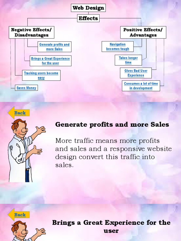 Pros and Cons of Web Design Effects | PDF | Websites | Web Design