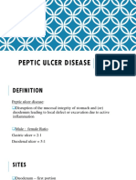 Peptic Ulcer Disease: J. Rashma 2015 BATCH