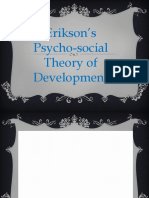 Erikson's Psycho-Social Theory of Development