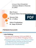 Profil Penggunaan Obat Diabetes Melitus di Puskesmas Bereng Periode Januari �C April 2019.pptx