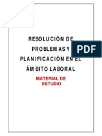 Resolución de Problemas y Planificación en El Ámbito Laboral