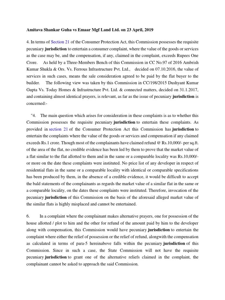 Pecuniary Jurisdiction PDF Public Law Virtue