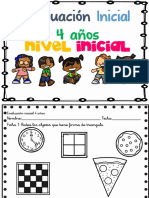 Evaluación Inicial 4 Años PDF