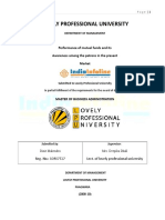 Mutual Fund Awareness and Performance