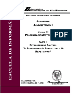 Unidad III - Estructuras de Control - Parte II - Estructura Selectivas
