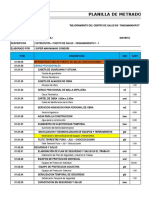 Planilla de Metrados Sanitario