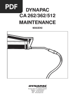 Dynapac CA 262/362/512 Maintenance