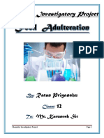 Detecting Common Food Adulterants