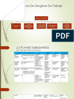Estructura de Desglose de Trabajo