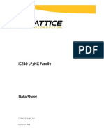 Lattice Data Sheet For iCE40LP