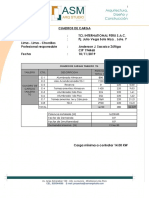 Cuadro de Cargas TCL