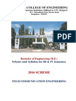 RV College Telecom Scheme and Syllabus 2016