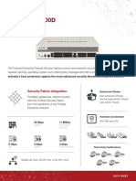 Fortigate 1000D: Security Fabric Integration