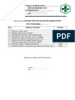 Kriteria 9.1.2 Ep 1 Indikator Perilaku Petugas Dalam Pelayanan Klinis
