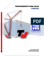 ANEXO 3 - Procedimiento Izaje de Puente Agua blanca-SM Ingenieros PDF