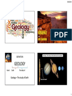 Geology 02 Intro and Branches of Geology