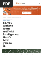 So, You Want To Learn Artificial Intelligence. Here's How You Do It