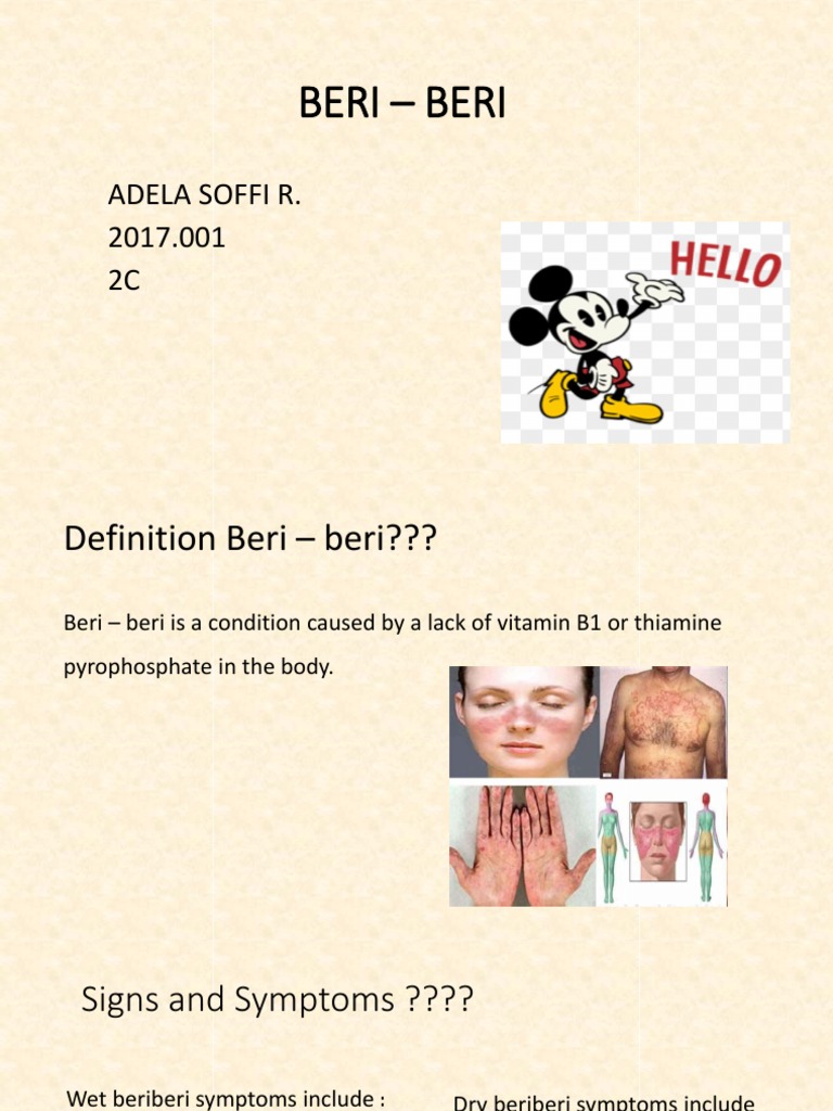 Beri-Beri (Presentasi) | PDF