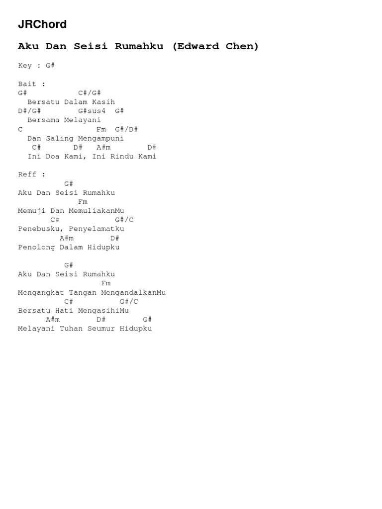 Aku Dan Seisi Rumahku Edward Chen | PDF