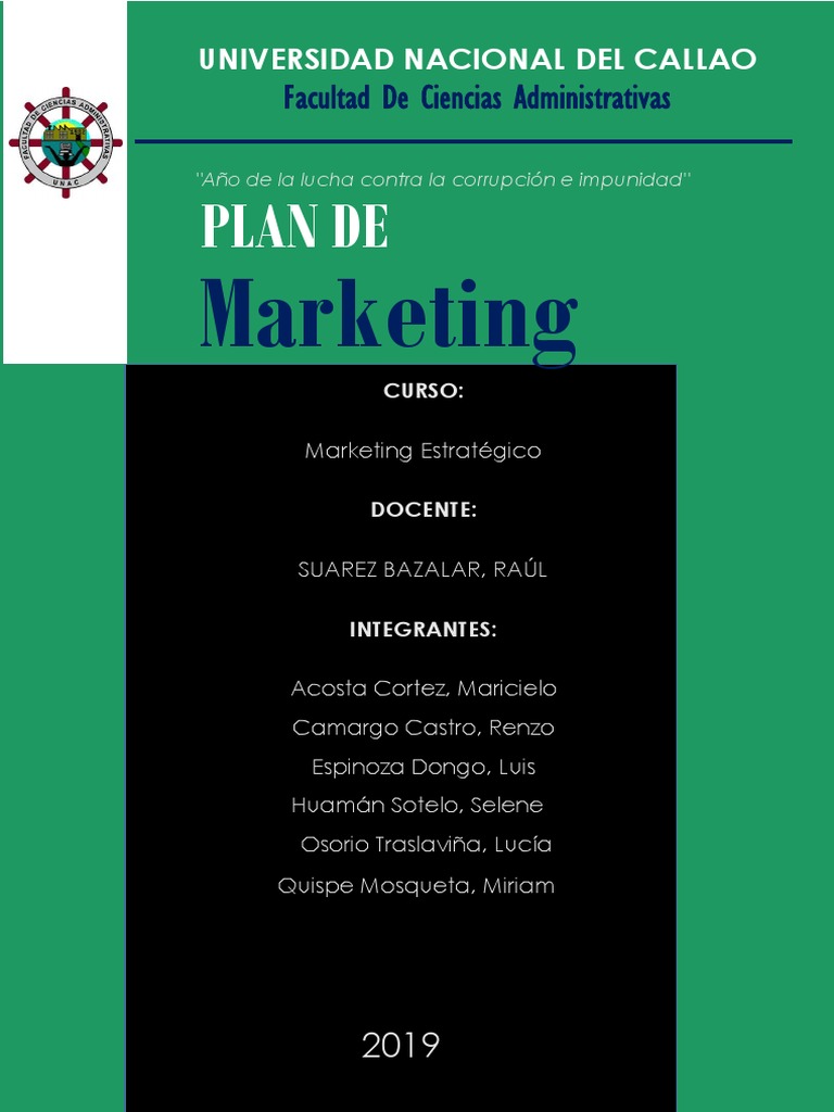 Proyecto de Marketing Estrategico | PDF | Producto (Negocio) | Marketing