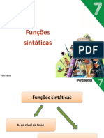 funçoes sintáticas 7 ano paratexto