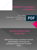 Methode Toxicology Examination