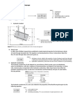 Hydraulic Conductivity and Seepage